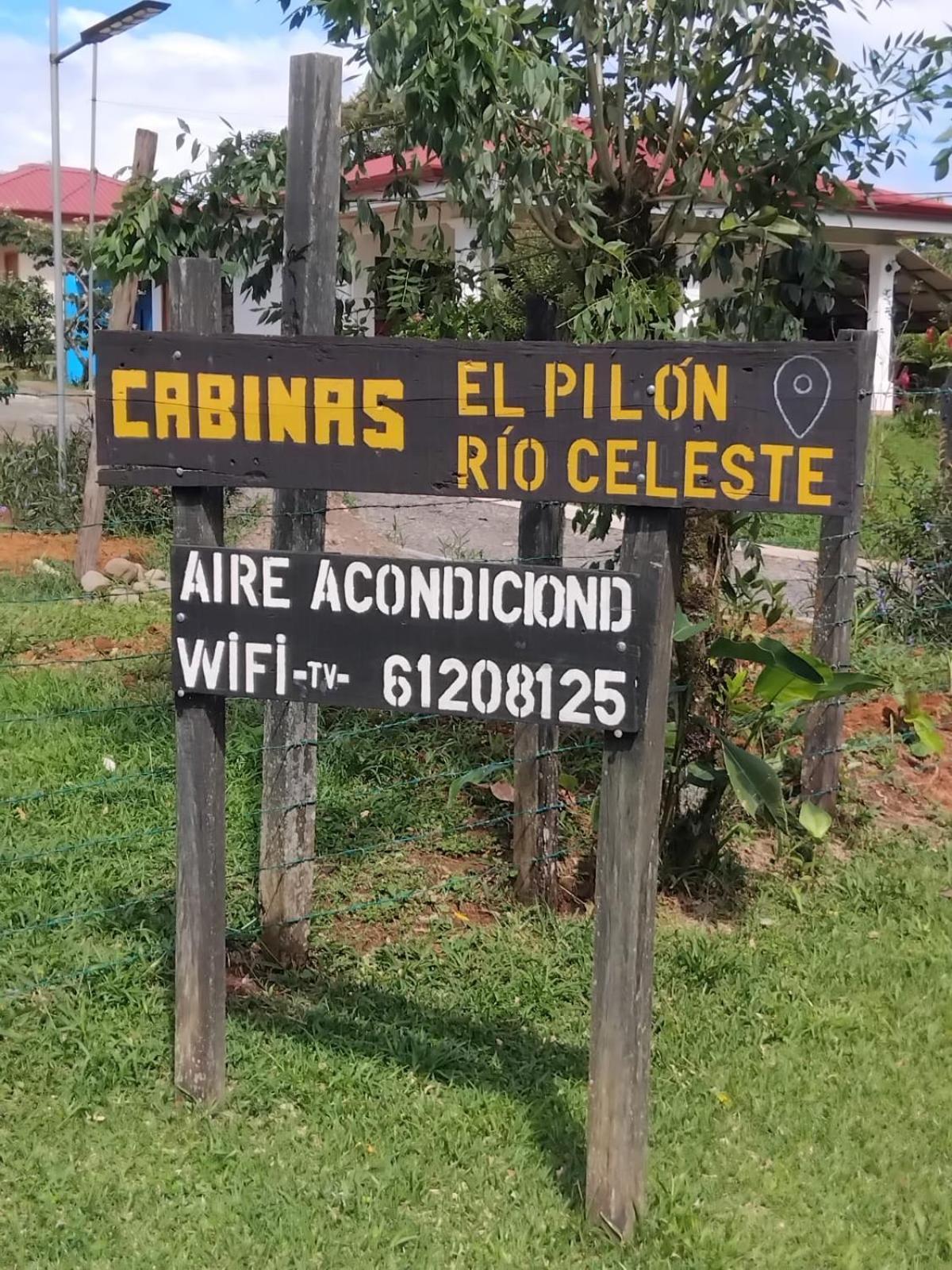 Cabinas El Pilon Rio Celeste Buitenkant foto